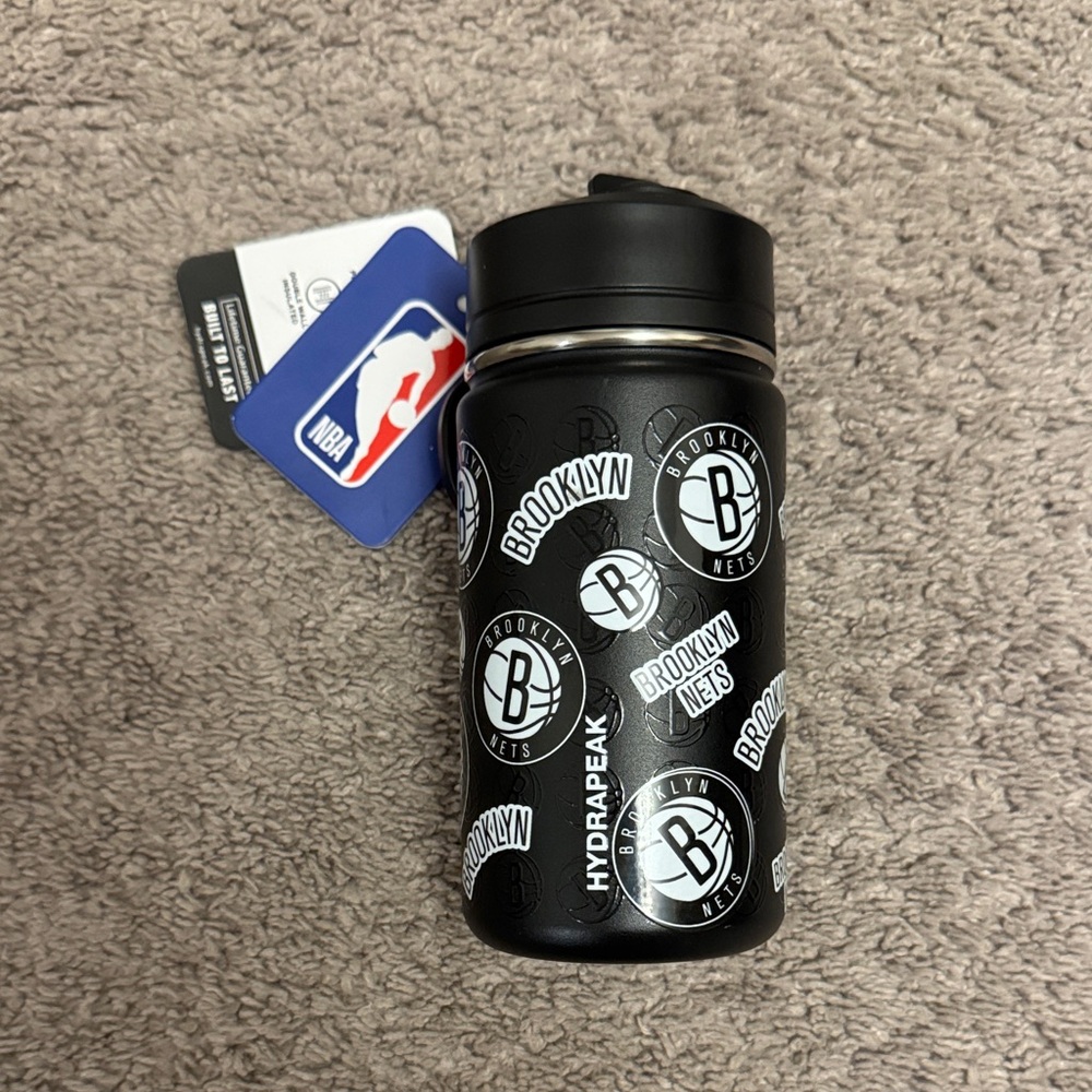 Hydrapeak Black Brooklyn Nets Insulated Bottle
